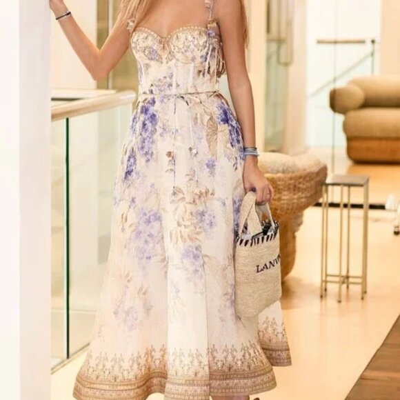 Zimmermann Corseted Dawning Maxi Dress size Zimmermann 1 - Picture 1 of 11